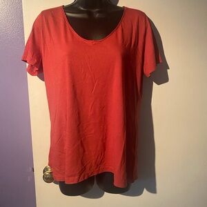 J. Crew Rust/Red Relaxed Short Sleeve Tee Size Medium